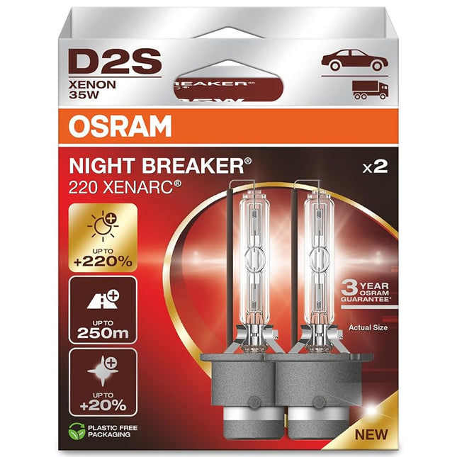OSRAM XENARC NIGHT BREAKER 220, D2S, +220% more br