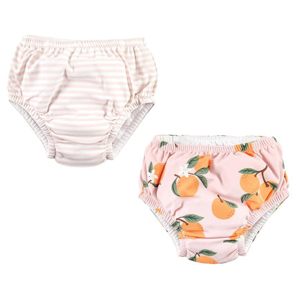 Hudson Baby Unisex Baby Swim Diapers, Oranges, 3 Toddler
