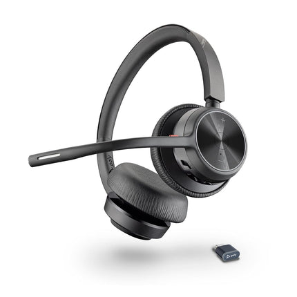 Poly Voyager 4320 UC Wireless Headset & Charge Sta