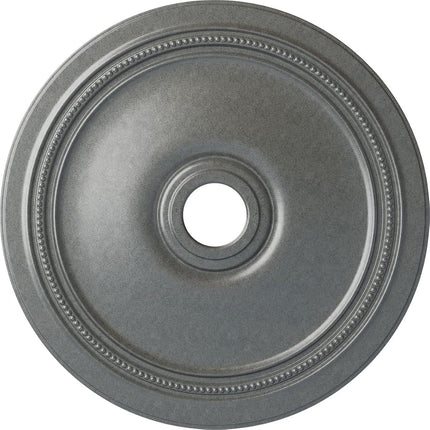 Ekena Millwork CM24DIPLS 24" OD x 3 5/8" ID x 1 P Diane Ceiling Medallion Fits Canopies Up to 6 1/4", Platinum