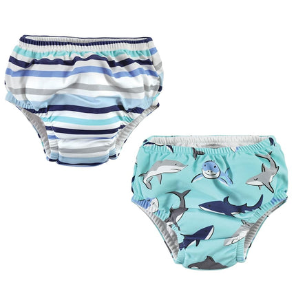 Hudson Baby Unisex Baby Swim Diapers, Shark, 12-18 Months