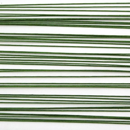PME Sugarcraft Floral Wires Green 26 Gauge, 36 cm, Pack of 50