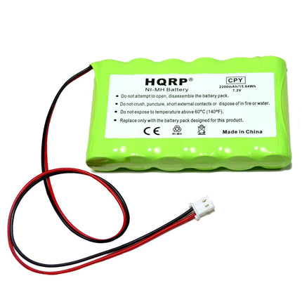 HQRP Battery 2200mAh Compatible with Ademco Honeyw