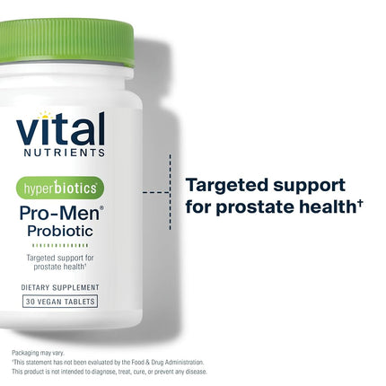 Hyperbiotics PRO-Men - Probiotics for Men with Curcumin Phytosome - Urinary and Prostate Support - 15x More Survivability- Non-GMO and Gluten Free Premium Probiotic Supplements - 30 Tablets