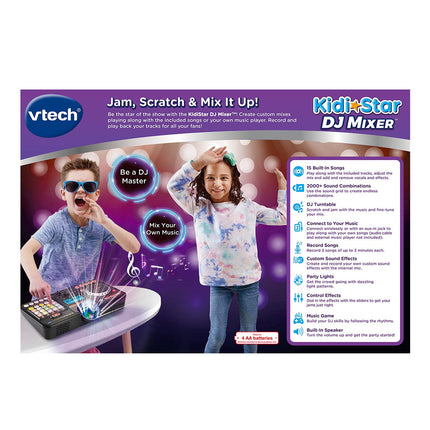 VTech KidiStar Table de mixage DJ noire