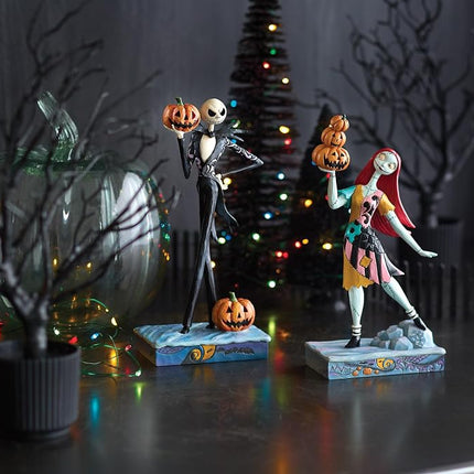 Enesco Disney Traditions by Jim Shore The Nightmare Before Christmas Sally Holding Pumpkins Figurine, 9.06 Inch, Multicolor
