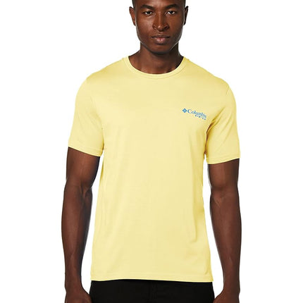 Columbia Men's Pfg Graphic T-shirt T Shirt, Sunlit