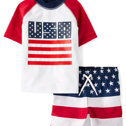 The Children's Place Boys' and Toddler 2-Piece Sho