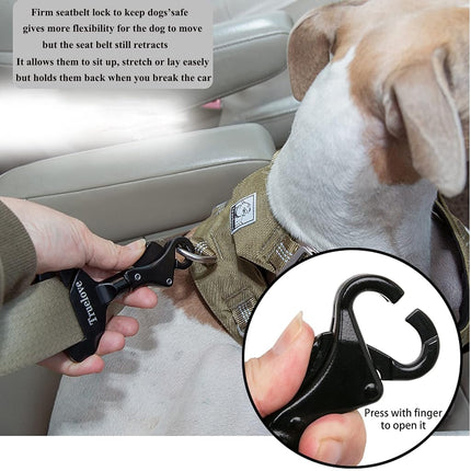 Truelove Vehicle Seat Belt Safety Buckle Lock - Universal Dog Car Restraint - Portable Pet Car Travel Harness