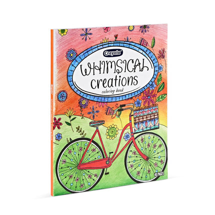 Crayola Whimsical Creations Adult Coloring Book (40 Pages), 8x10, Perforated, Gift for Teens & Adults
