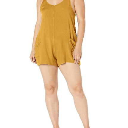RVCA Women's Swimwear Cover Up, Marina Coverup/Bronze Mist, Large