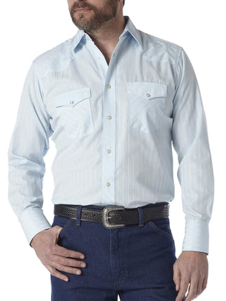 Wrangler Men's Sport Western Two Pocket Long Sleev