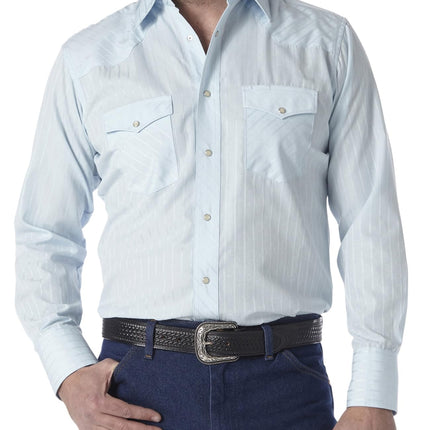 Wrangler Men's Sport Western Two Pocket Long Sleev