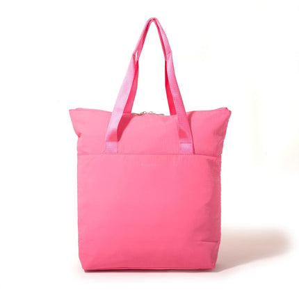 Bolsa tote Swift de Baggallini para mujer - Bolso de mano ligero de nailon de 12x16 con cremallera y funda para equipaje, color B-lite Bloom Pink, talla única
