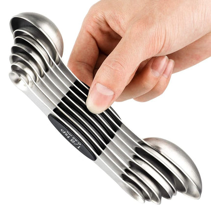 Magnetic Measuring Spoons Stainless Stee with Leve