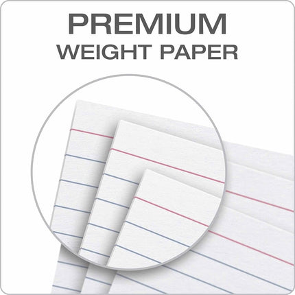 Oxford 41 (1000 PK) Ruled Index Cards, 4" x 6", White, 1,000 Cards (10 Packs of 100) (41)