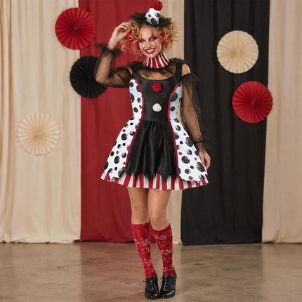 California Costumes 01435S Twisted Clown humorous Adult Sized Costumes, Black, S