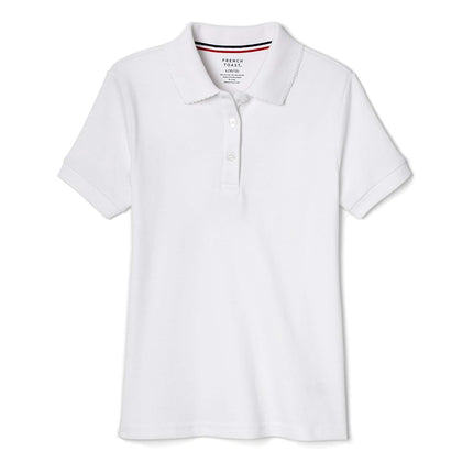 French Toast Girls' Short Sleeve Picot Collar Polo