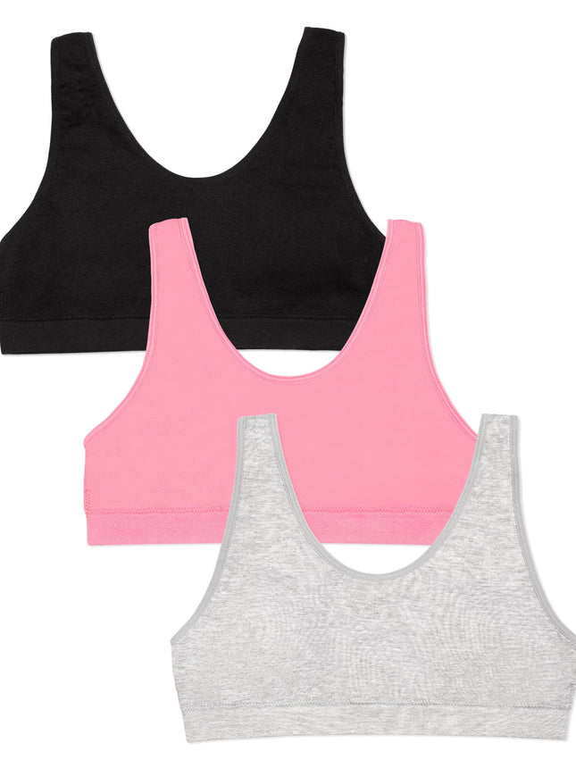 Fruit of the Loom Girls' Seamless Stretch Sports B