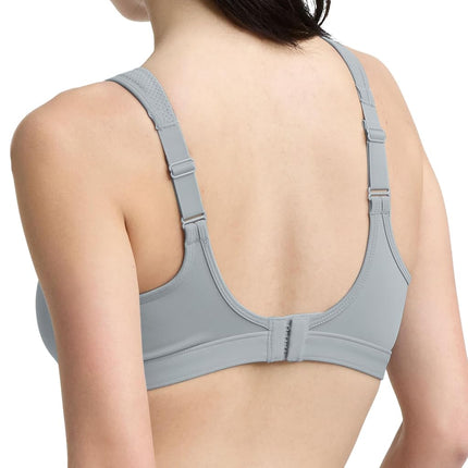Champion Women's Sports Bra, High-Impact, Maximum Support, Breathable, Moisture-Wicking Fabric, Quarry, 42DD