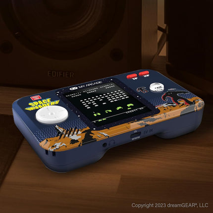 MY ARCADE DGUNL-7150 Space Invaders Pocket Player Pro Portable Game System with Carrying Case