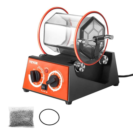VEVOR Jewelry Polisher Tumbler, 6.6lbs/3kg Capacit