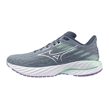 Mizuno Femme Wave Inspire 21 D Femme, Tradewinds-white, 7 Large