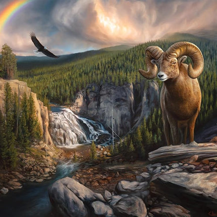 Buffalo Games - Charles Black - A Wild Journey - 1000 Piece Jigsaw Puzzle for Adults Challenging Puzzle Perfect for Game Nights - Finished Puzzle Size is 26.75 x 19.75