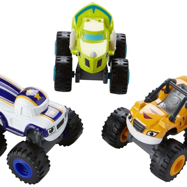 Fisher-Price Nickelodeon Blaze & The Monster Machines, 3 Pack Die-Cast Pack #2