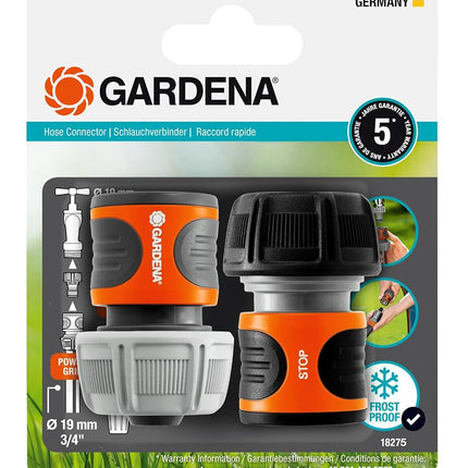 Gardena Hose Connector Set 19 mm (3/4 inch): For t