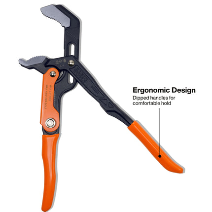 Klein Tools 68231 Pipe Wrench, S-Jaw Quick Adjust Plumber, Fits up to 2" Round Pipe and 1.5", 17" Hex Nuts