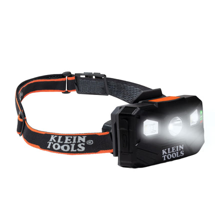 Rechargeable Auto-Off LED Headlamp with Adjustable