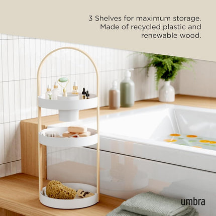 Umbra Bellwood Organizer, White/Natural, regular