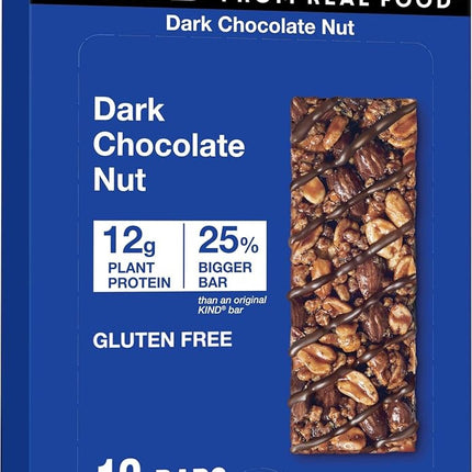 KIND Protein Bars, Double Dark Chocolate Nut, Glut