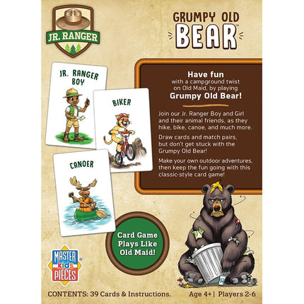 Baby Fanatics 41978: Jr. Ranger - Juego de cartas infantil Grumpy Old Bear