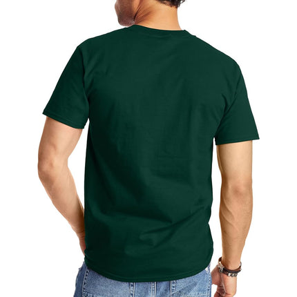 Hanes Men's Short-Sleeve Beefy T-Shirt,Deep Forest,Small
