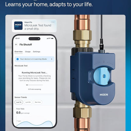 Moen 900-006 Flo by Moen 1-Inch Smart Water Shutoff