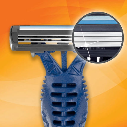 BIC Comfort 3 Advance Men's 3-Blade Disposable Razor, 6 Count