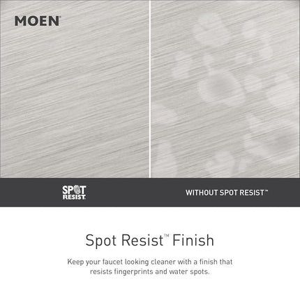 Moen 4905SRS Camerist Robinet de bar à une poignée et à arc élevé, acier inoxydable résistant aux taches, 0.375