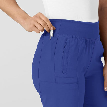 WonderWink Women's Comfort Waist Cargo Jogger Pant, Galaxy Blue, X-Large Tall