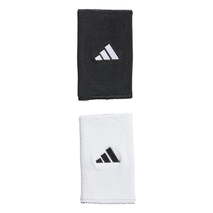 adidas Interval Large Reversible Wristband, Black/