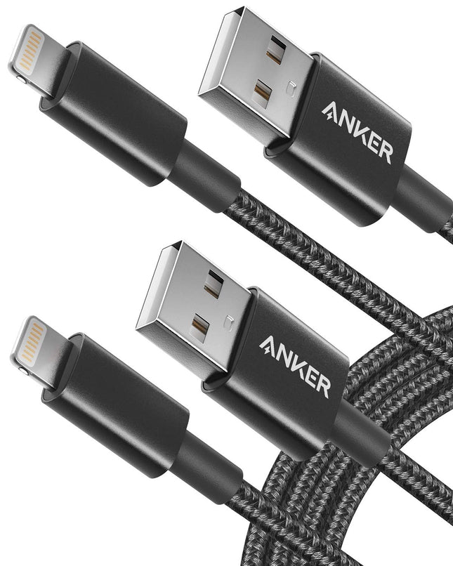 Anker 6 ft Premium Double-Braided Nylon Lightning 