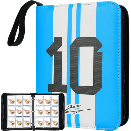 HBK Soccer Card Binder 900 Pockets, PU Leather Spo