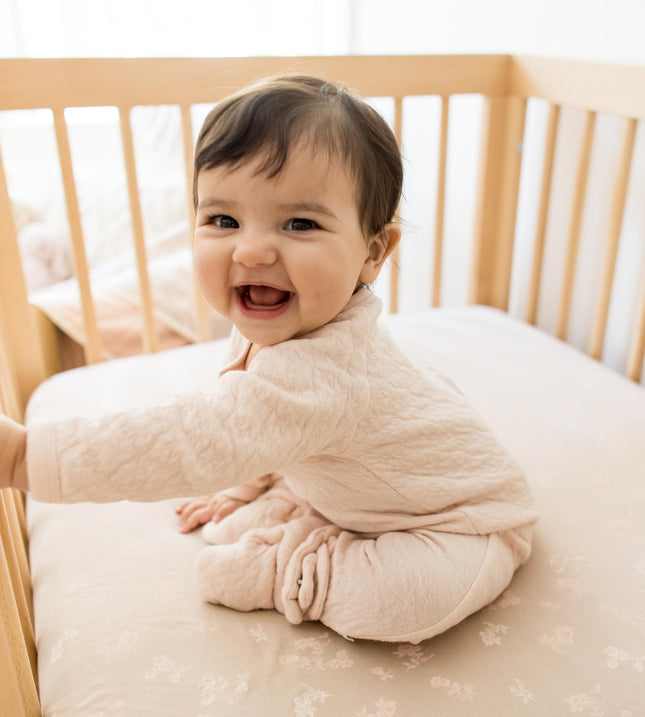 Burt's Bees Baby - Mono de bebé para niña, enterito de algodón 100 % orgánico, diseño de abeja acolchada rosa, de 3 a 6 meses