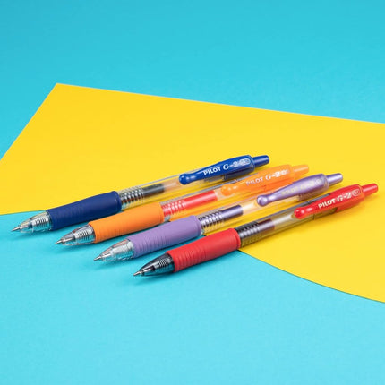 Pilot G2 Retractable Premium Gel Ink Roller Ball Pens, Ultra Fine Point, Blue Ink, Dozen Box -31278