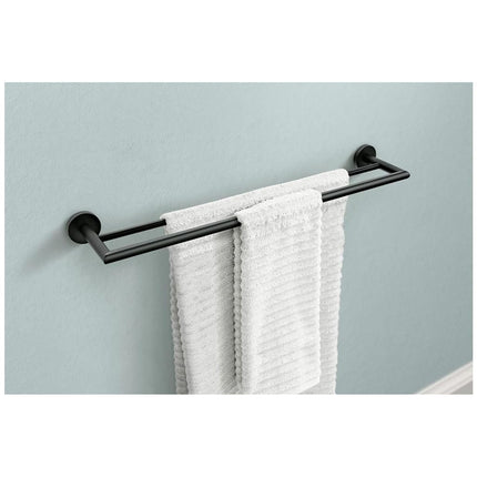 Moen Y5722CH Arlys Barre porte-serviettes double moderne 61 cm, chrome
