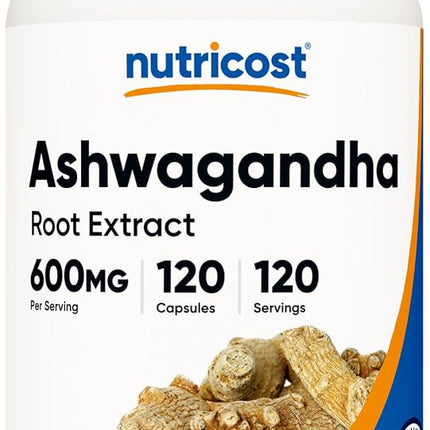 Nutricost Ashwagandha Herbal Supplement 600Mg, Hea
