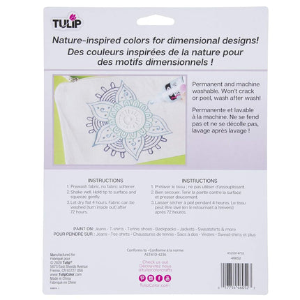 Tulip 10 Color Dimensional Paint, 10 Pack, Multicolor