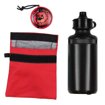 Five Nights At Freddy's Mochila Escolar de 16", Lonchera, Botella de Agua, Kit de Almuerzo - Juego de 5 Piezas