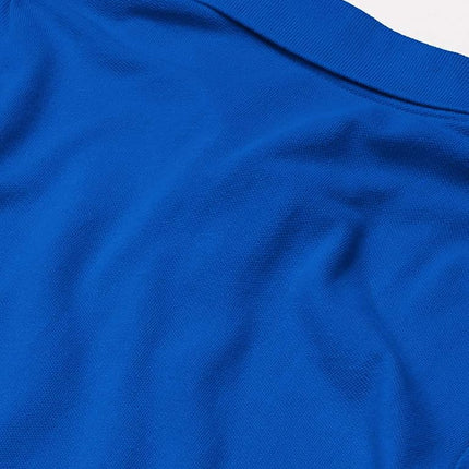 The Children's Place Boys' Uniform Long Sleeve Pique Polo, Renew Blue, XXL (16)